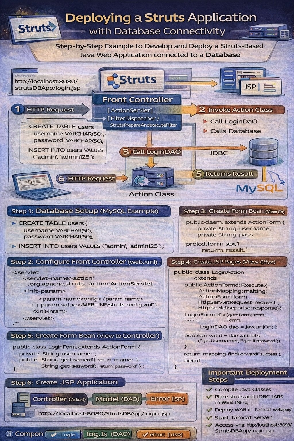Deploying a Struts Application with Database Connectivity - Dr ...
